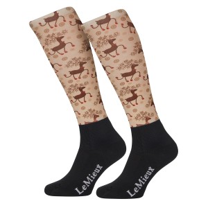 Lemieux Footsies Socks Prancing Reindeer - Junior